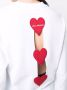 Love Moschino Sweater met ronde hals Wit - Thumbnail 5