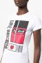 Love Moschino T-shirt met grafische print Wit - Thumbnail 5