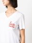 Love Moschino T-shirt met logoprint Wit - Thumbnail 5
