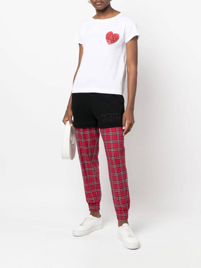 Love Moschino T-shirt met logoprint Wit