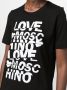 Love Moschino T-shirt met logoprint Zwart - Thumbnail 5