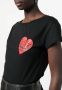 Love Moschino T-shirt met logoprint Zwart - Thumbnail 5