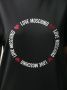 Love Moschino T-shirtjurk met logoprint Zwart - Thumbnail 5