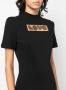 Love Moschino T-shirtjurk met tekst Zwart - Thumbnail 5