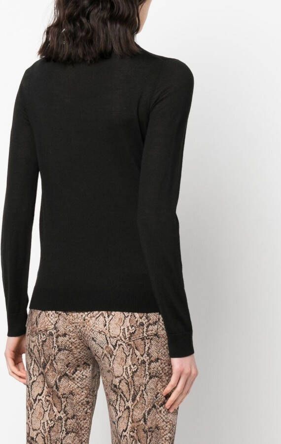 Love Moschino Trui met logopatch Zwart