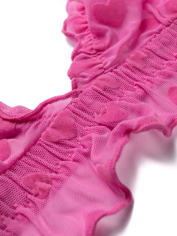 Love Stories Semi-doorzichtige bralette Roze