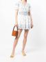 LoveShackFancy Broderie anglaise mini-jurk Wit - Thumbnail 2