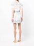 LoveShackFancy Broderie anglaise mini-jurk Wit - Thumbnail 4