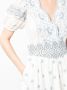 LoveShackFancy Broderie anglaise mini-jurk Wit - Thumbnail 5