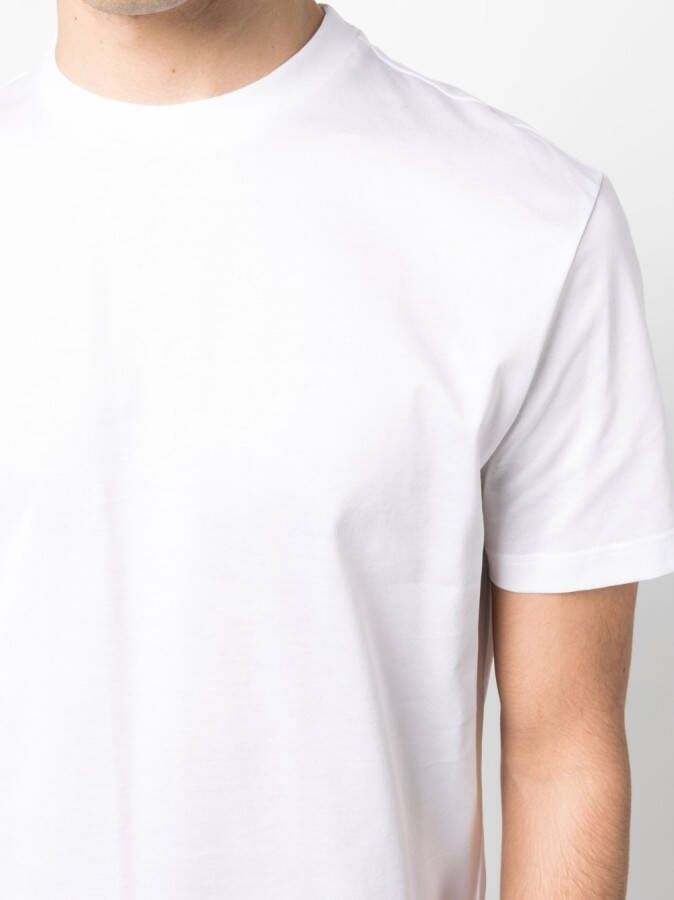 Low Brand T-shirt met ronde hals Wit