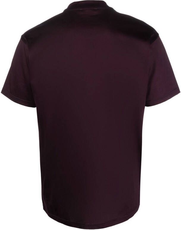 Low Brand T-shirt met ronde hals Rood