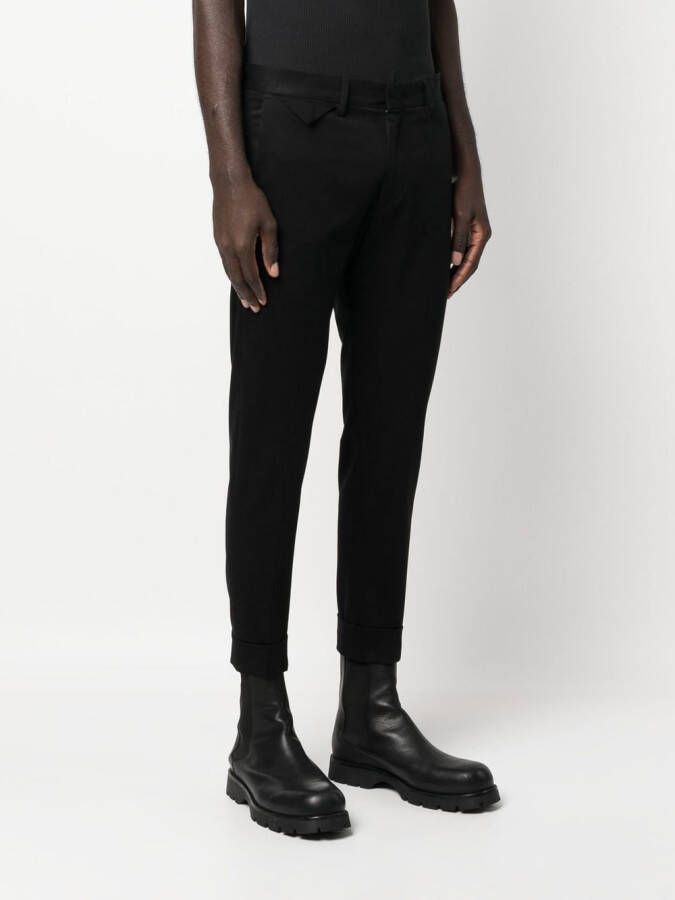 Low Brand Cropped pantalon Zwart