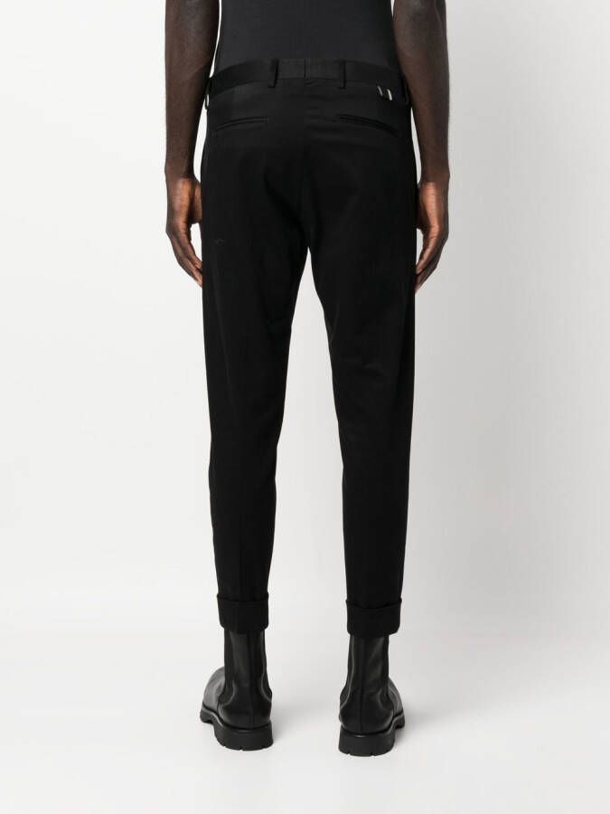 Low Brand Cropped pantalon Zwart