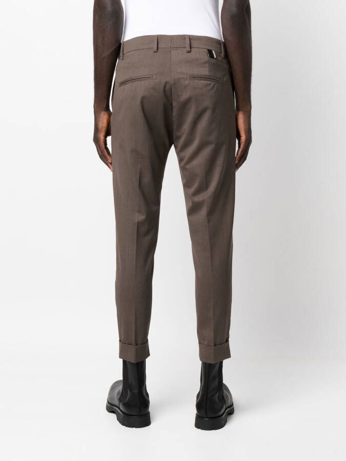 Low Brand Cropped broek Bruin