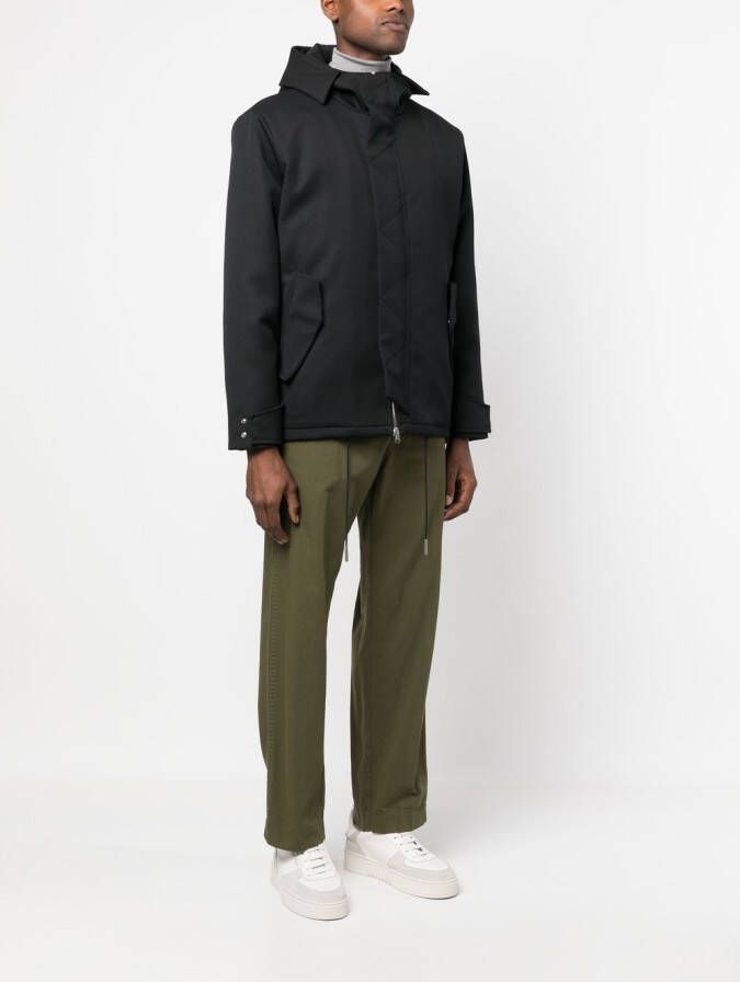 Low Brand Parka met capuchon Zwart