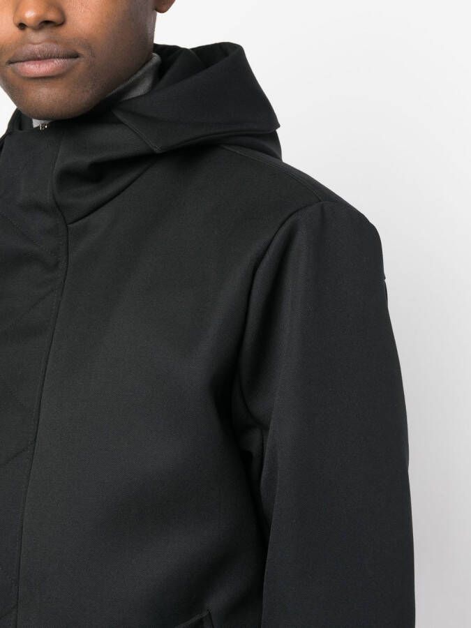 Low Brand Parka met capuchon Zwart
