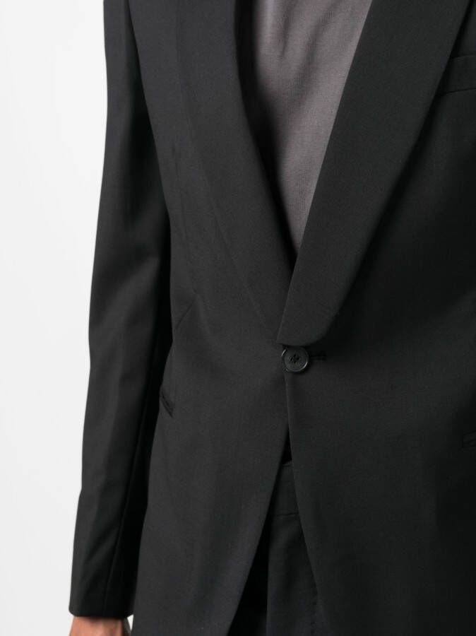 Low Brand Blazer met sjaalrevers Zwart