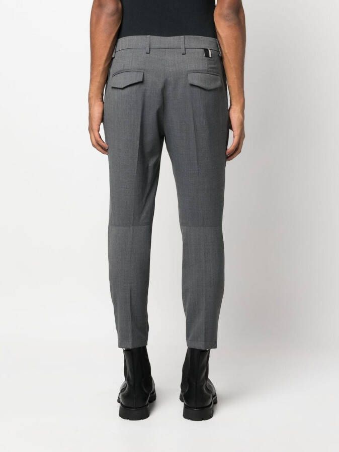 Low Brand Straight broek Grijs