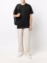 Low Brand T-shirt met ronde hals Zwart - Thumbnail 1