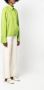 Low Classic Asymmetrische blouse Groen - Thumbnail 3