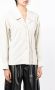 Low Classic Blouse met gespreide kraag Groen - Thumbnail 3
