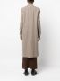 Low Classic Jas met dubbele rij knopen Beige - Thumbnail 4