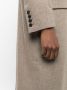 Low Classic Jas met dubbele rij knopen Beige - Thumbnail 5