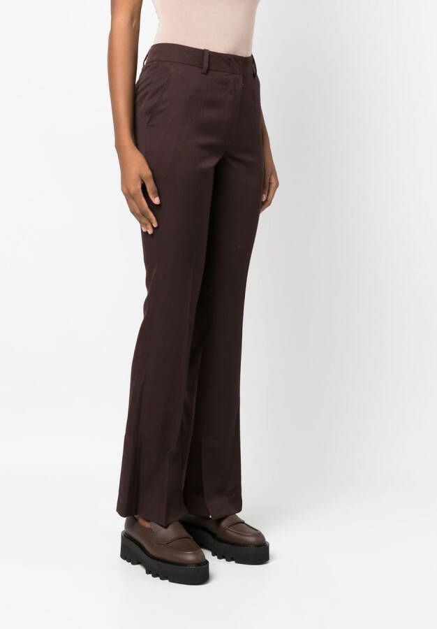 Low Classic Flared broek Rood