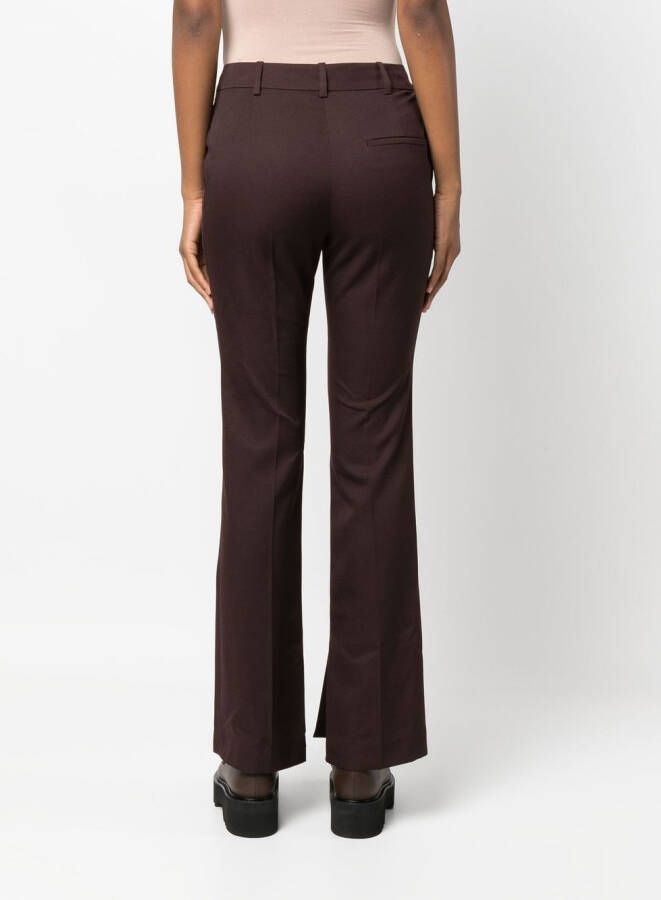 Low Classic Flared broek Rood