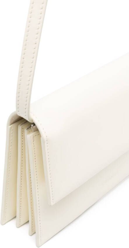 Low Classic Leren tas Wit