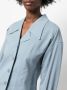 Low Classic Getailleerde blouse Blauw - Thumbnail 5