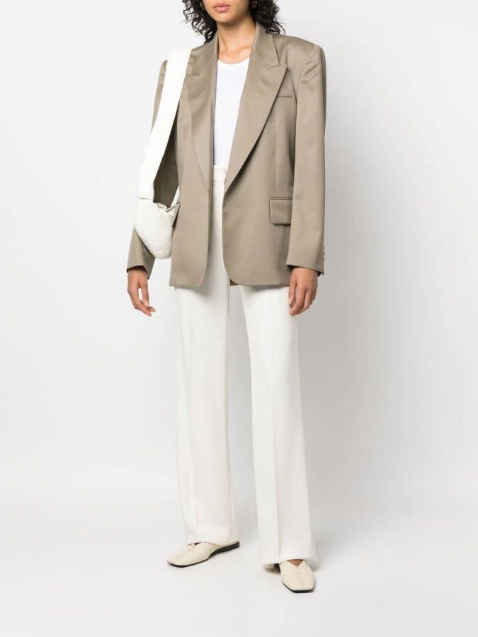 Low Classic Jack met gekerfde kraag Beige