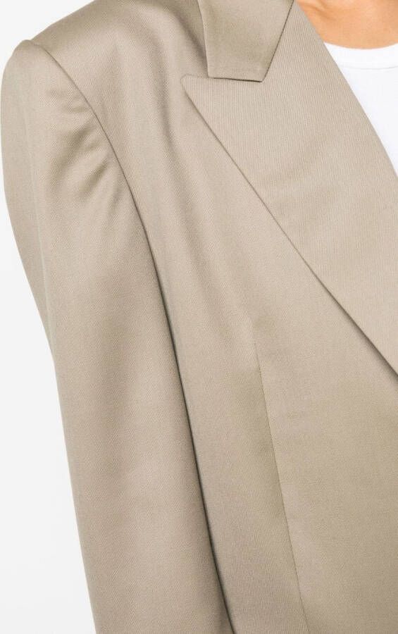 Low Classic Jack met gekerfde kraag Beige