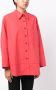 Low Classic Katoenen blouse Roze - Thumbnail 3