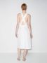 Low Classic Midi-jurk met schort-stijl Wit - Thumbnail 3