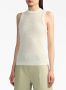 Low Classic Mouwloze top Beige - Thumbnail 3