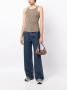 Low Classic Mouwloze top Groen - Thumbnail 2