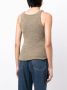 Low Classic Mouwloze top Groen - Thumbnail 4