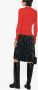 Low Classic Ribgebreide trui en bivakmuts Rood - Thumbnail 3