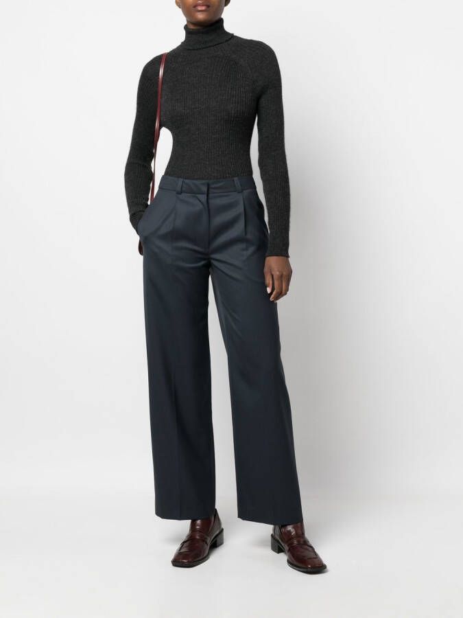 Low Classic Straight broek Blauw