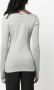 Low Classic T-shirt met uitgesneden detail Grijs - Thumbnail 4