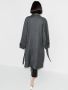 Low Classic Trenchcoat met enkele rij knopen Grijs - Thumbnail 3
