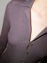 Low Classic Vest met open kraag Grijs - Thumbnail 4