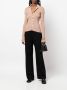 Low Classic Vest met V-hals Beige - Thumbnail 2