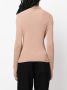 Low Classic Vest met V-hals Beige - Thumbnail 4