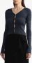 Low Classic Vest met V-hals Blauw - Thumbnail 3
