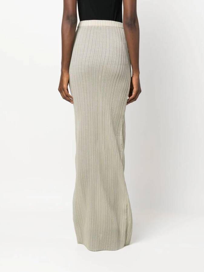 Ludovic de Saint Sernin Maxi-plooirok Groen
