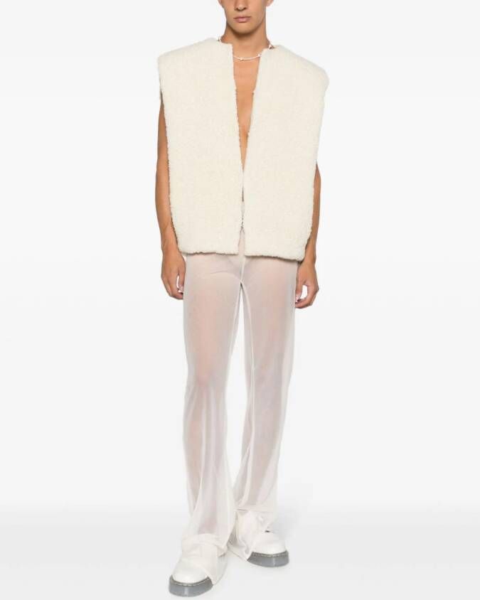 Ludovic de Saint Sernin Semi-doorzichtige broek Wit