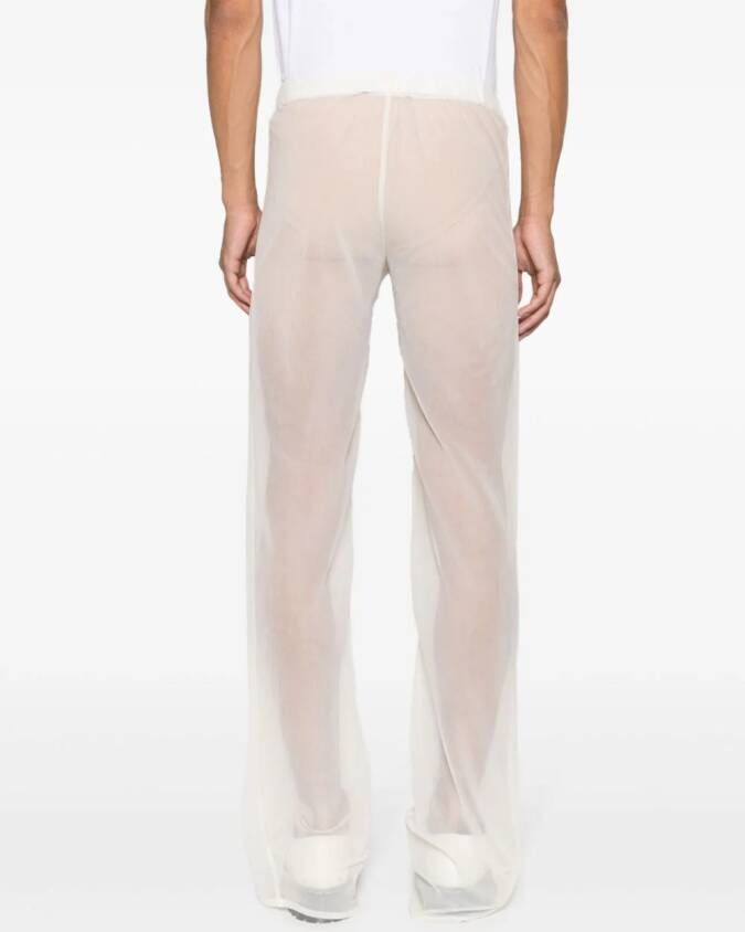 Ludovic de Saint Sernin Semi-doorzichtige broek Wit