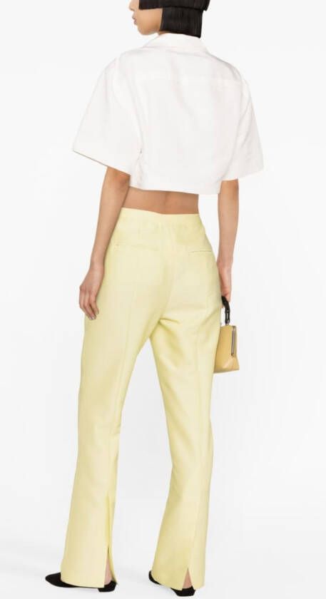 LVIR High waist broek Geel